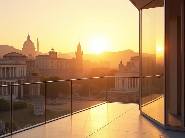 Terrazza ufficio con vista sul Foro Romano
